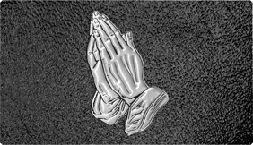 DNSEMP-C-516-SL-SH-BK Empire Corner Silver Hands Shim Black